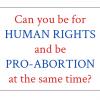 Human Rights vs. Abortion human rights